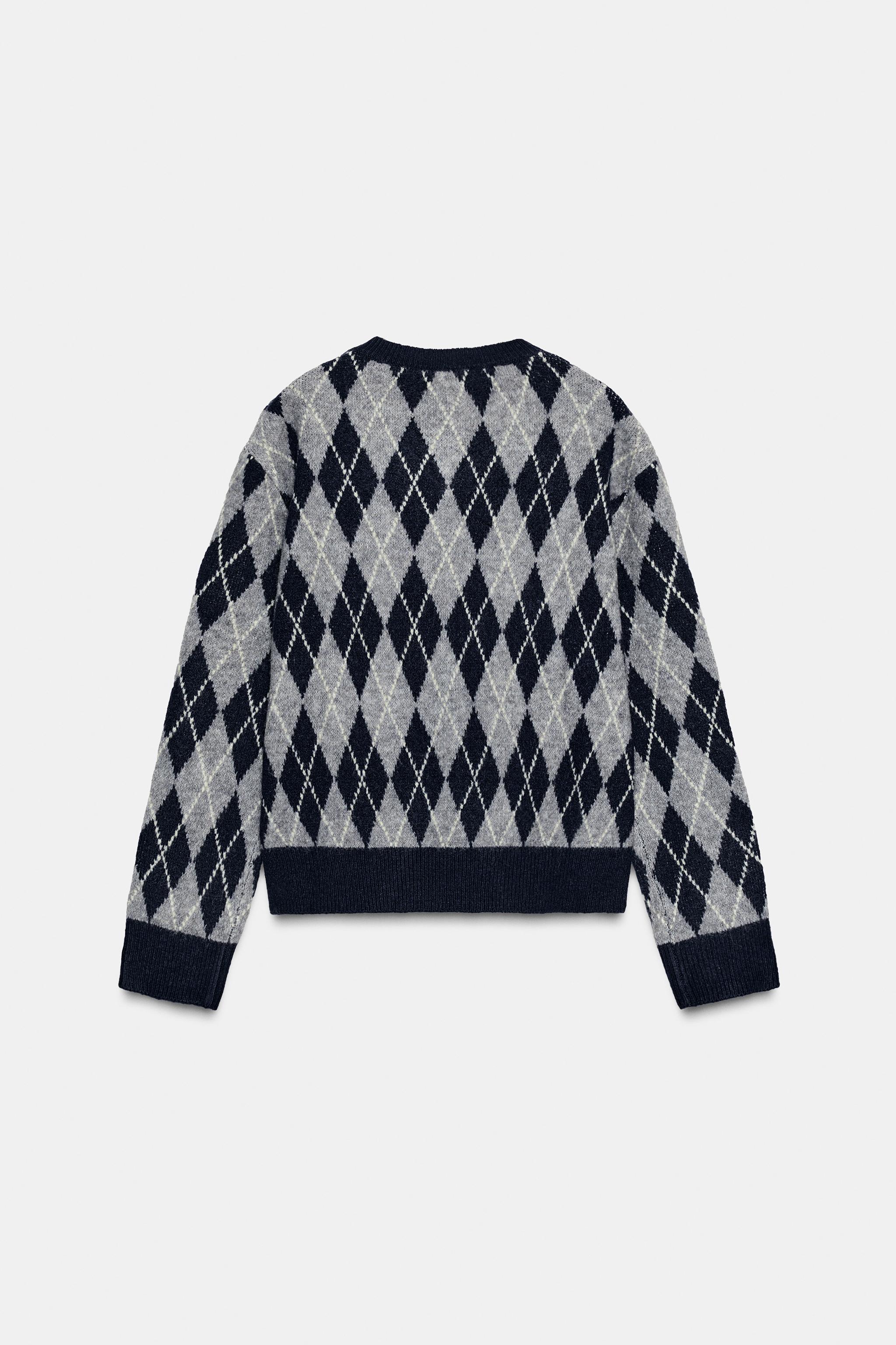 DIAMOND KNIT JUMPER